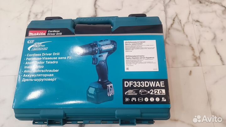 Аккумуляторная дрель шуруповерт makita