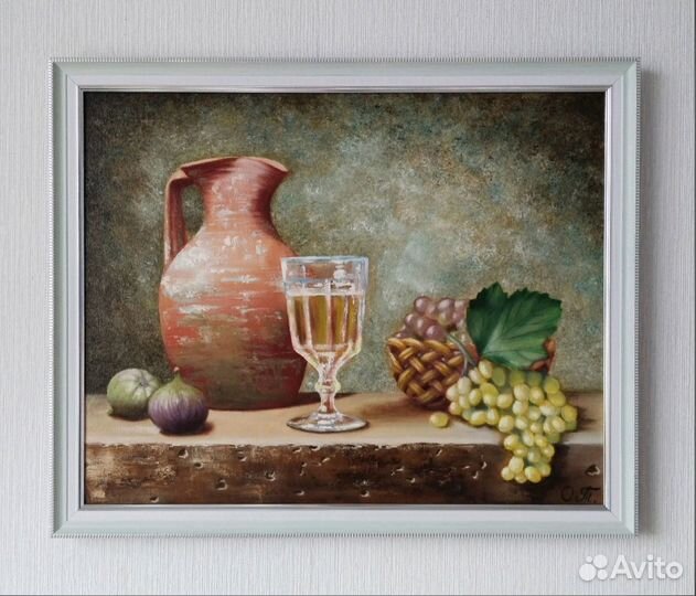 Картина маслом на холсте натюрморт