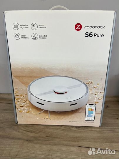 Робот пылесос roborock s6 pure