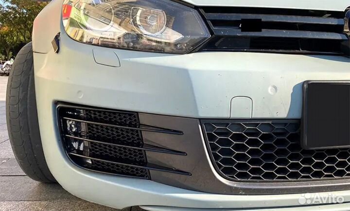 Накладка бампера Volkswagen Golf 6 gti