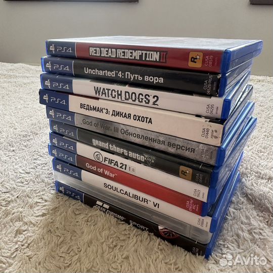 Sony PS4 один джойстик + игры