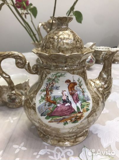 Пара сервизов: чайный и кофейный на 6 персон