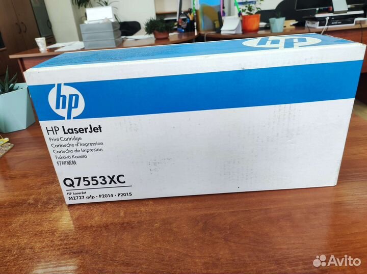 Картридж hp laserJet q7553xc