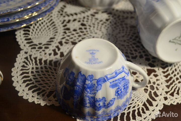 Кофейный сервиз Tuppack China Blau Германия