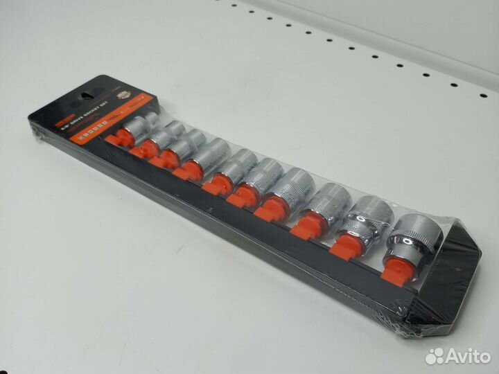 Набор головок на трещотку 3/8