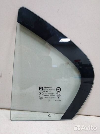 Стекло двери задней левой форточка Chevrolet Aveo