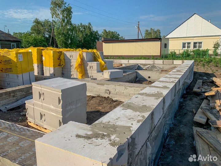 Кладка газобетона
