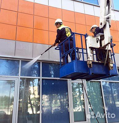Мойка окон и фасадов