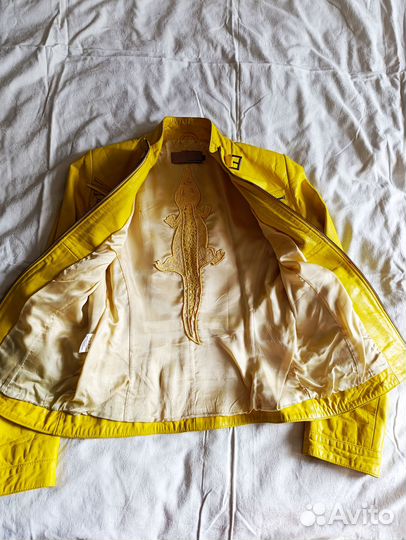 Куртка кожаная женская размер S