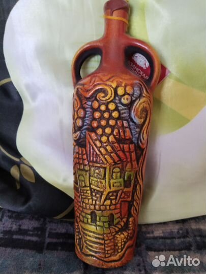 Бутылка коллекционная с вином.Грузия