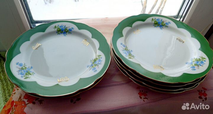 Чайные пары,сахарница,чайничек,блюдца,1994г