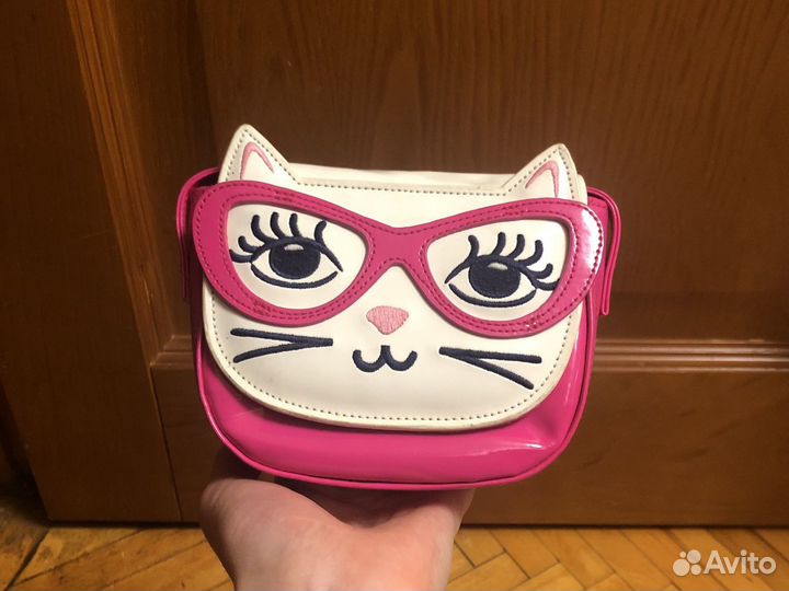 Сумка детская кошка и в тон пояс