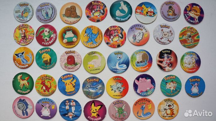 Капсы (фишки, кэпсы) Покемон