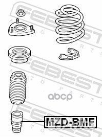 Отбойник амортизатора перед прав/лев MZD-BM