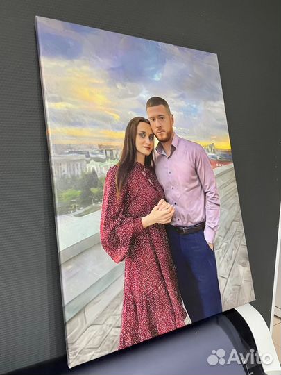Портрет на холсте