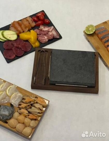 Вулканический камень для жарки мяса