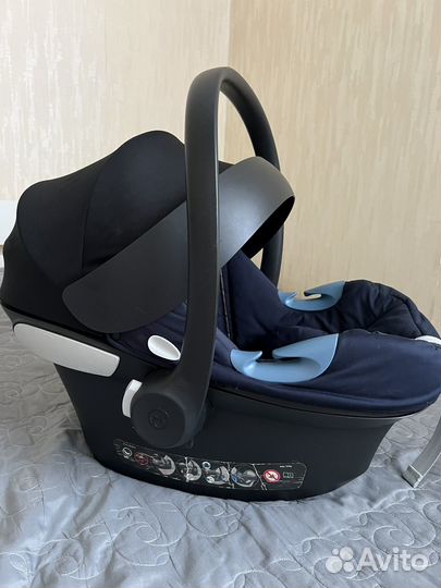 Автолюлька cybex aton m + адапторы