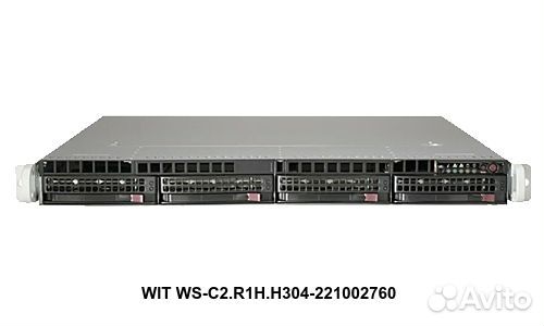 Сервер Supermicro WIT WS-C2.R1H.H304-221002760