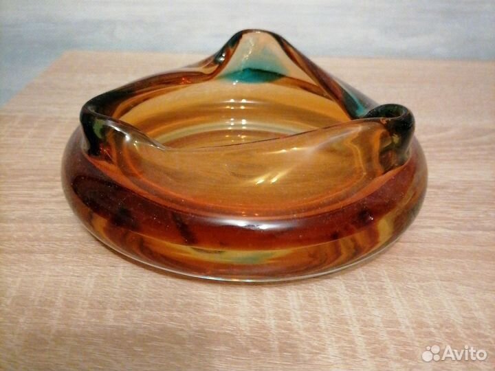 Пепельница, стекло, богемия