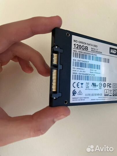 SSD диск WD Green 120гб