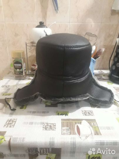 Мужская шапка ушанка