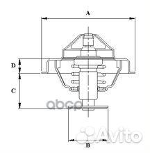 TH7152.92J термостат Opel Astra/Corsa/Meriva 1