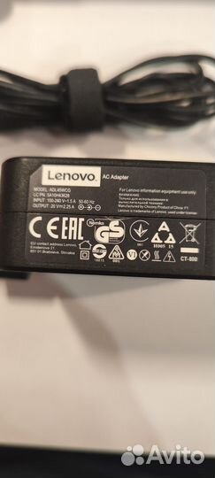 Блок питания Lenovo 20V 2.25A 45W сетевой адаптер