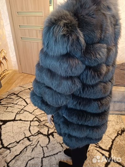 Шуба песец полушубок