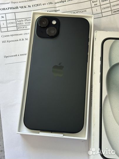 iPhone 15 Plus, 256 ГБ