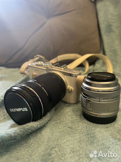 Olympus pen e pl8 kit 14-42 mm + 40-150mm f. 4-5.6