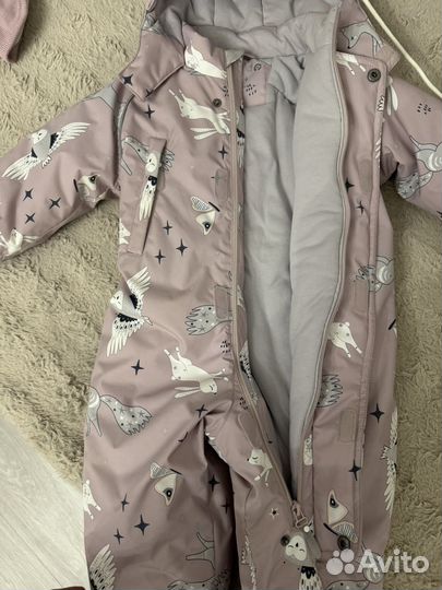 Зимний комбинезон 80 86 для девочки