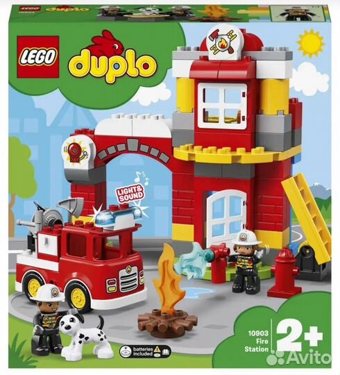 Lego duplo пожарное депо 10903