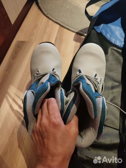 Комплект беговые лыжи 190 + ботинки 39-40 + палки