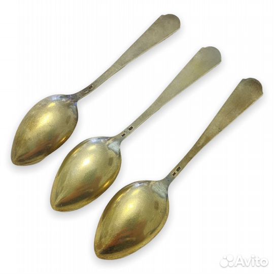 Чайная Ложка Серебро 875 Проба Эмаль