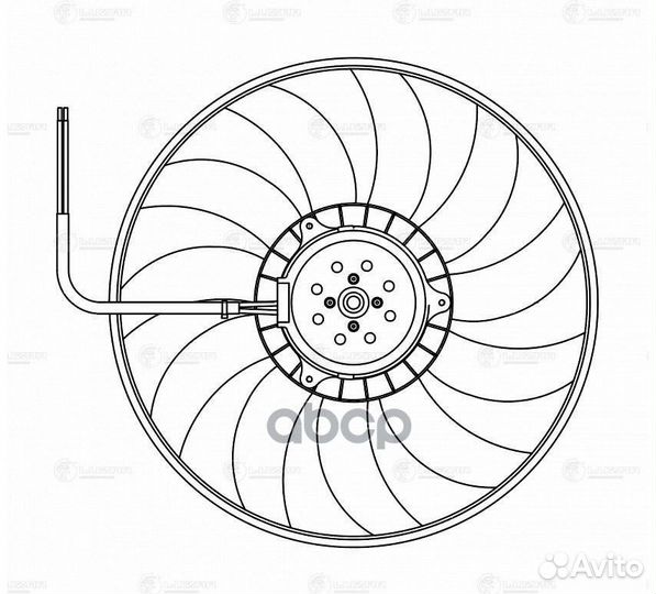 Э/вентилятор охл. для а/м Audi A6 (C6) (04) (б