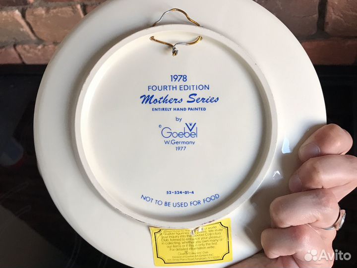 Две тарелки Goebel фарфор