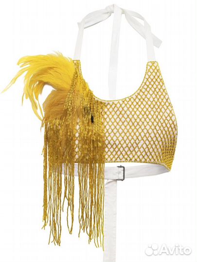 Dries van noten топ из стекляруса