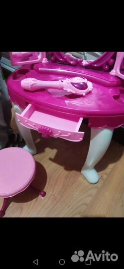 Туалетный столик с зеркалом детский