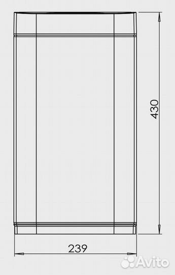 Сенсорное ведро 12 л java (S-883-12W)