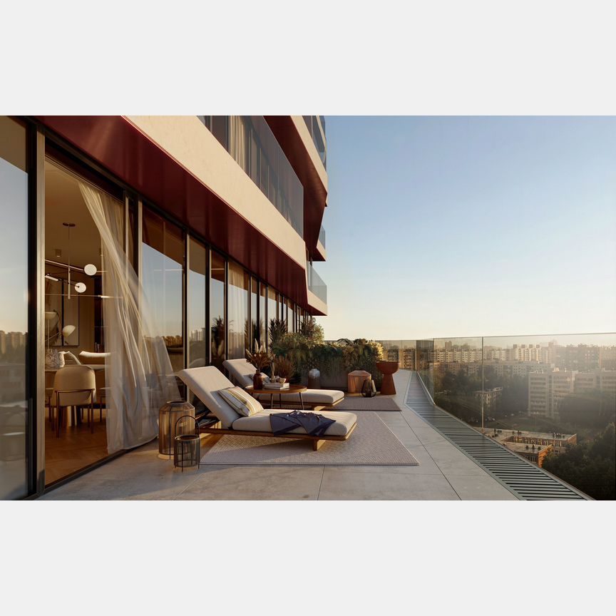 3-к. квартира, 112,5 м², 6/22 эт.