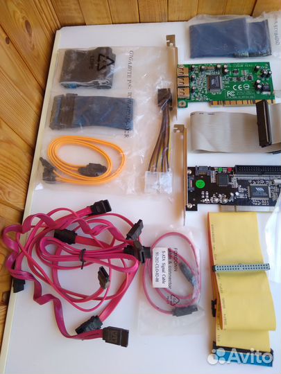 Комплектующие для компьютера и кабеля