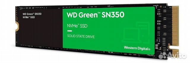 SSD WD Green SN350 480GB M.2 NVMe новый