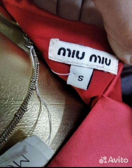 Платье атлас MiuMiu 40-42 р