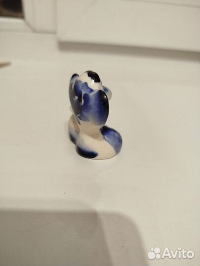 Статуэтка Гжель Змея (фигурка 