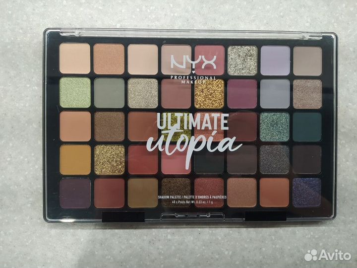 NYX Палетка теней ultimate utopia shadow palette