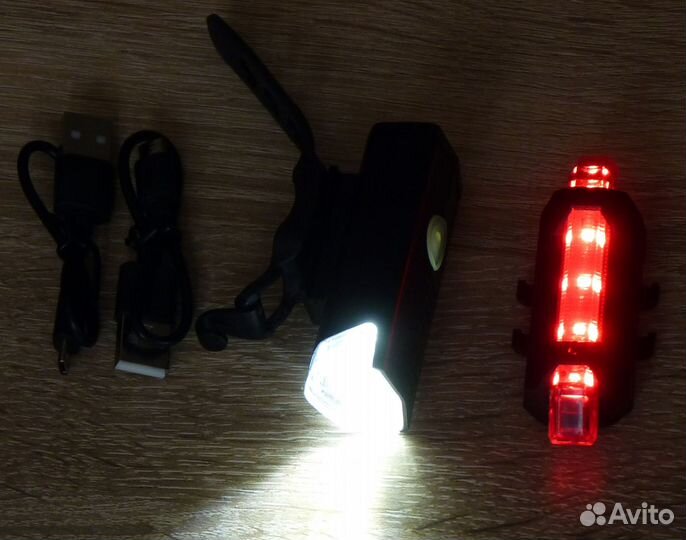 Комплект фонарей для велосипеда