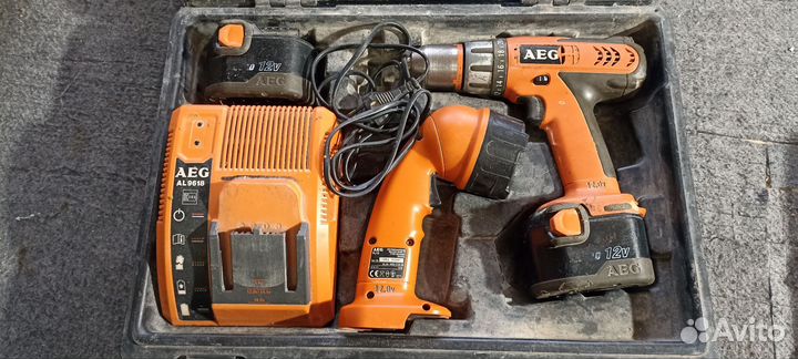 Аккумуляторная дрель шуруповёрт AEG (Оригинал)