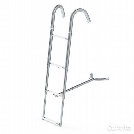 Трап телескопический носовой, 5 белых ступени (шир