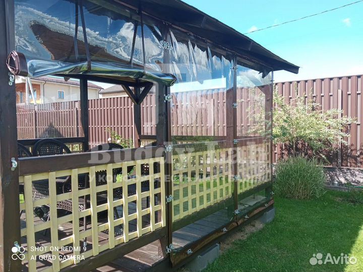 Мягкие окна на дачу Производство и монтаж под ключ