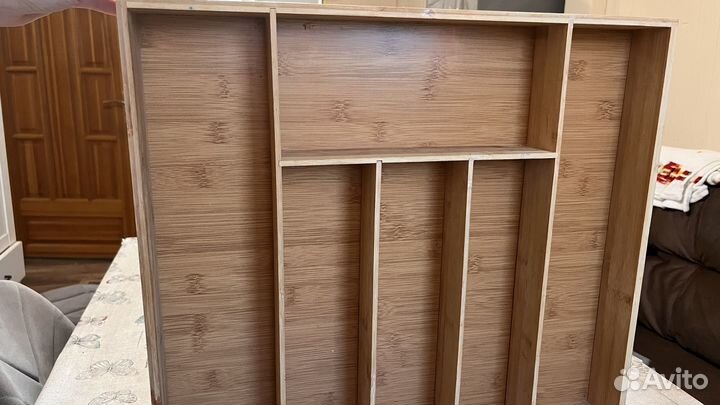 Лоток для столовых приборов бамбук